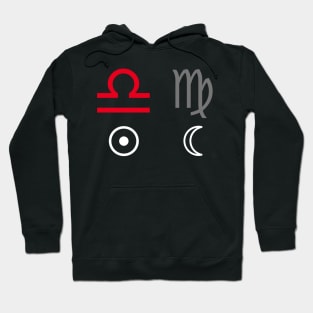 Libra Sun Virgo Moon Zodiac Sign Hoodie